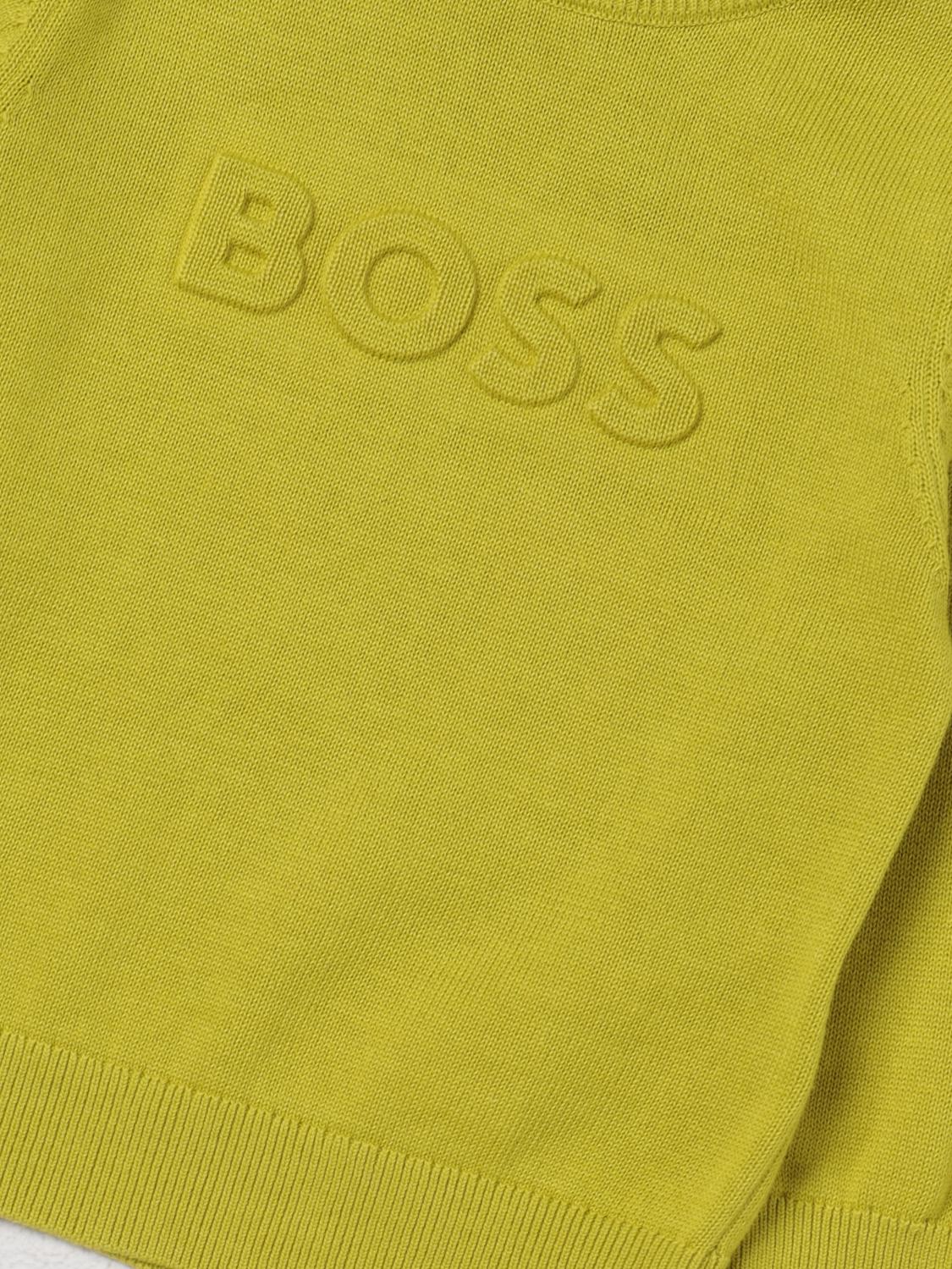 Hugo boss clearance yellow jumper