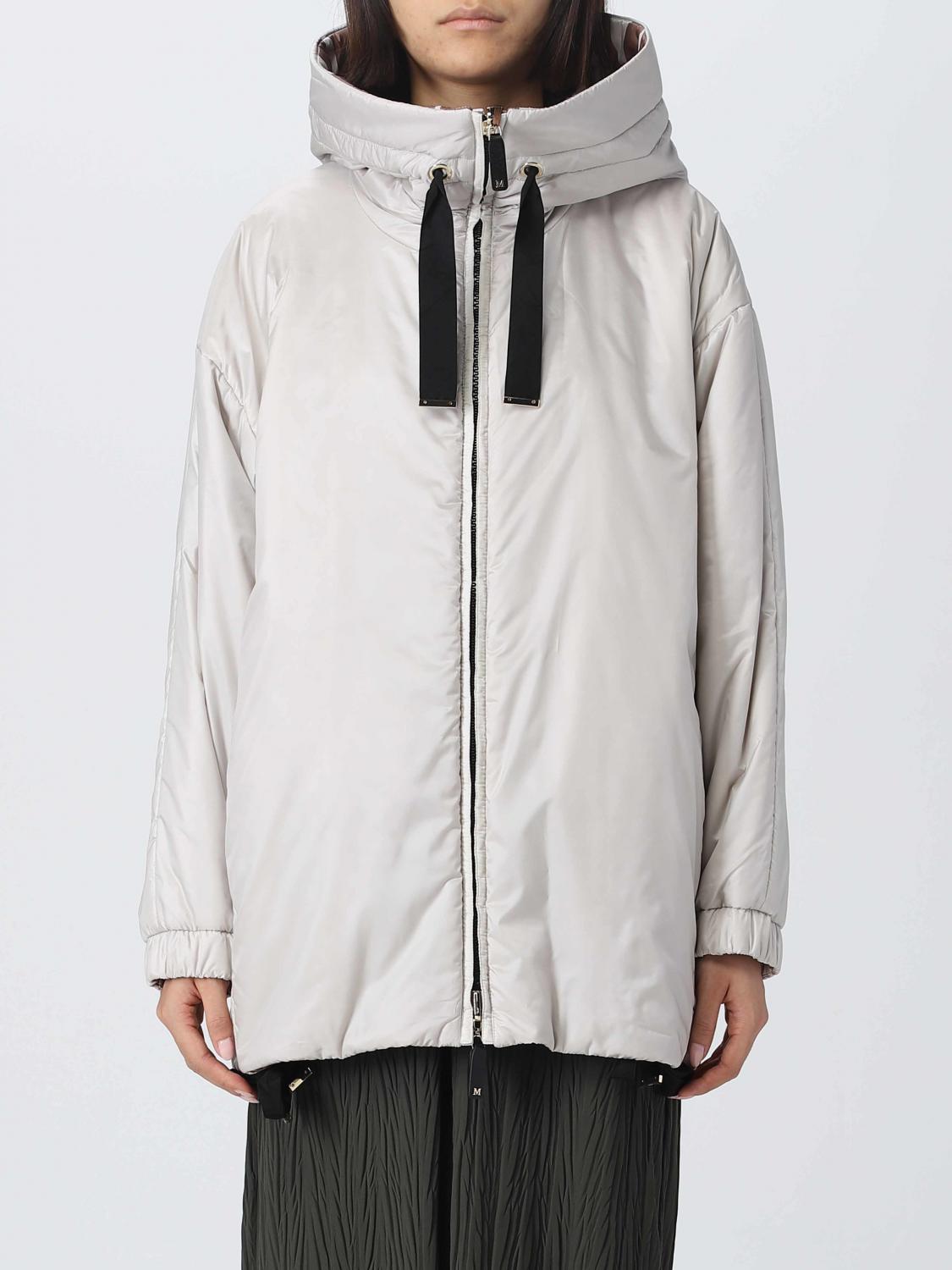 Max Mara The Cube Reversible Jacket In Printed Water-Repellent Nylon