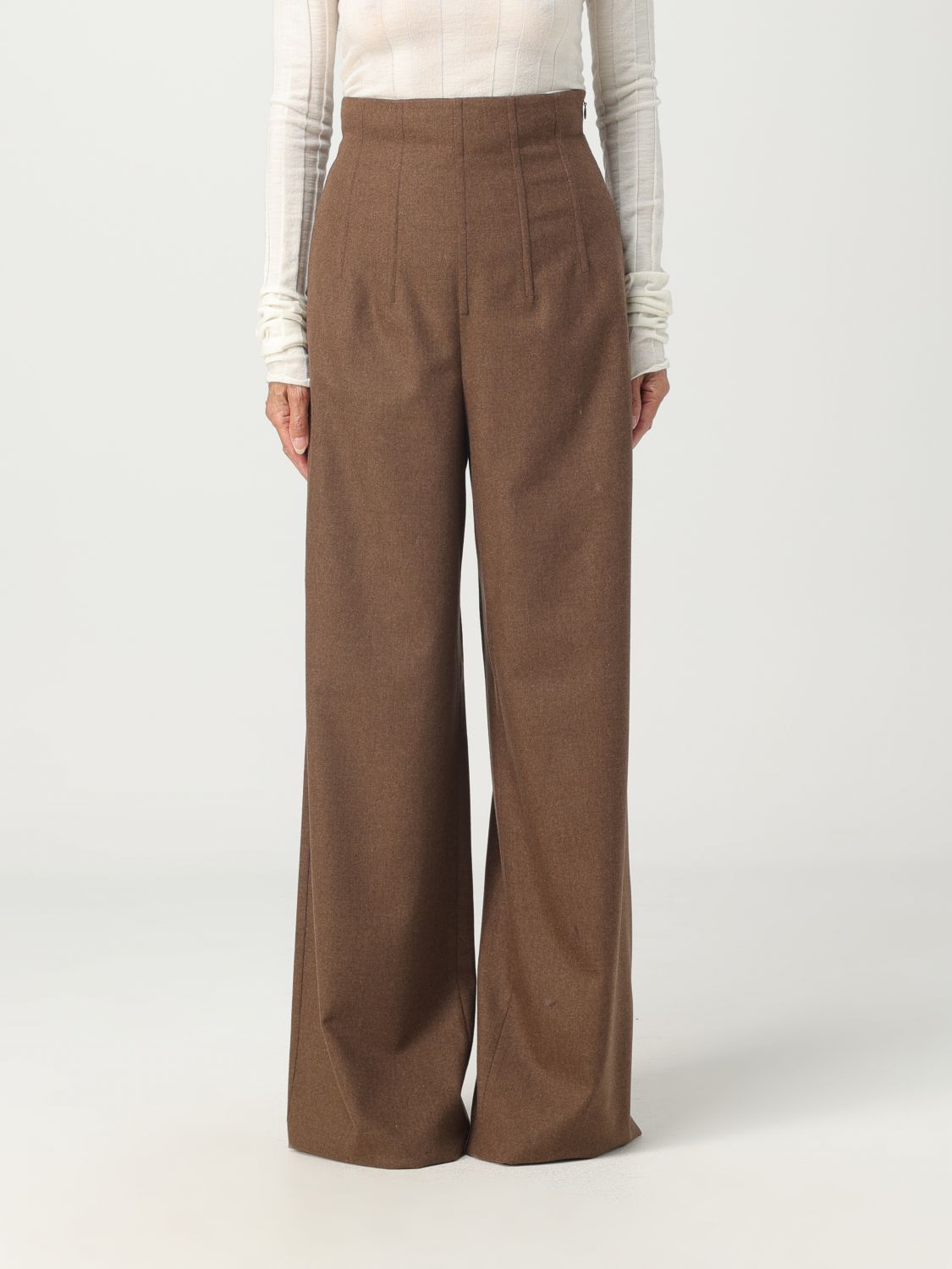 Max Mara Pants  Woman Color Hazel