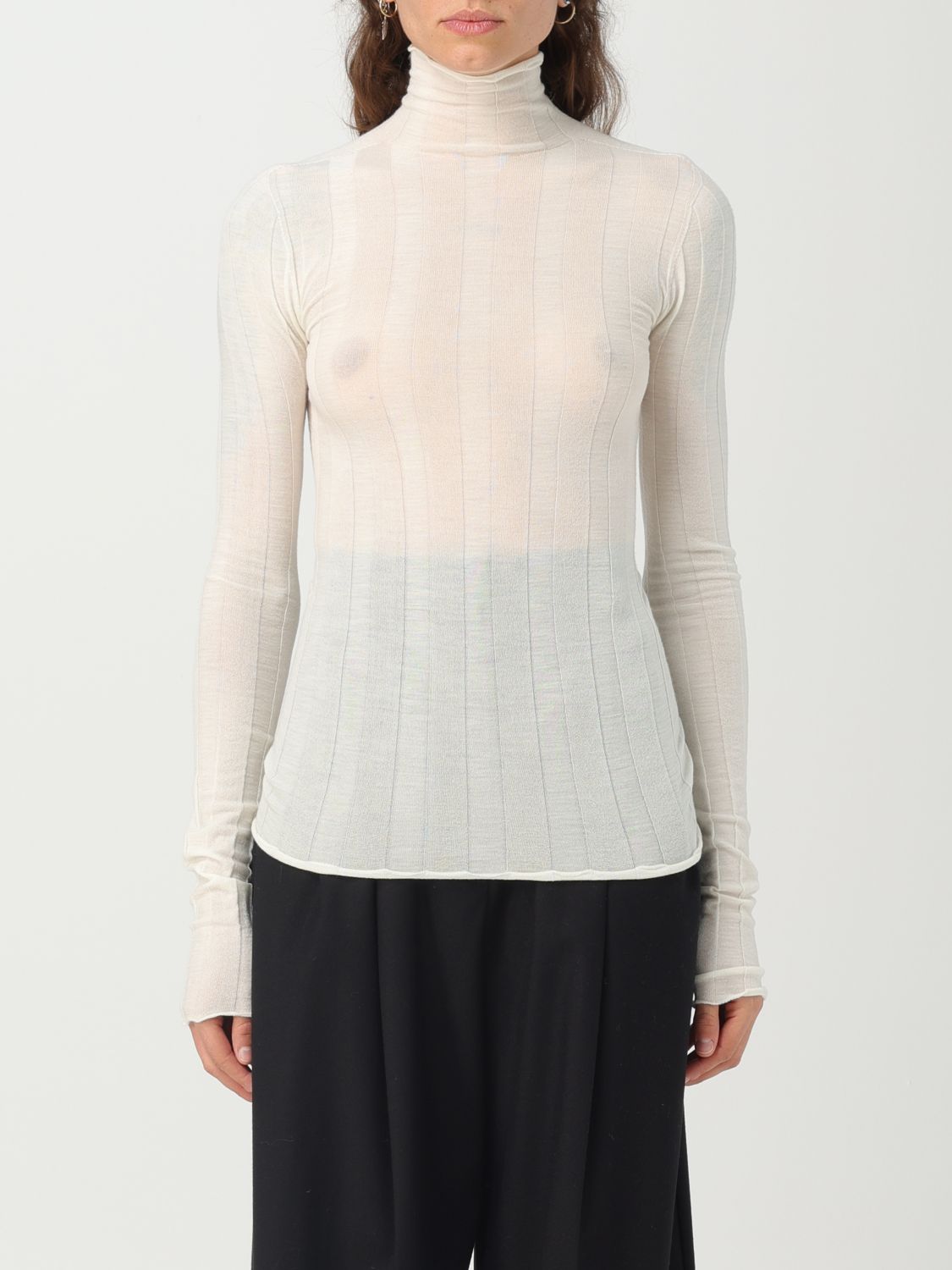 Sportmax Jumper  Woman In Yellow Cream