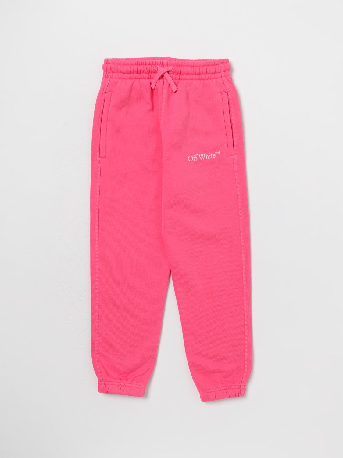 Trousers OFF-WHITE Kids colour Fuchsia