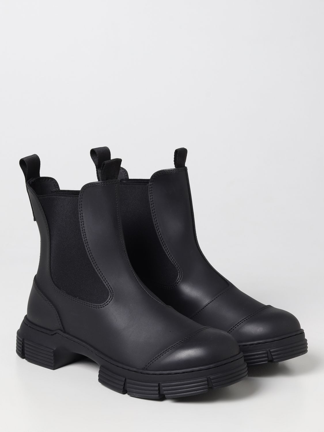 GANNI: rubber boots - Ganni flat ankle boots S2174 online GIGLIO.COM