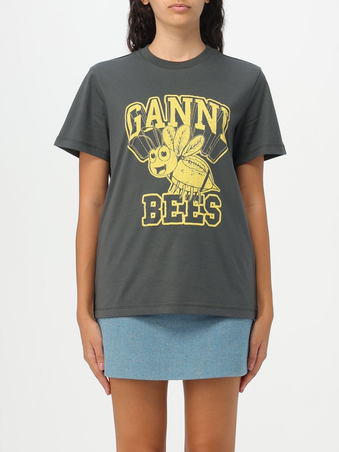 GANNI, Bees Print T-Shirt, Women