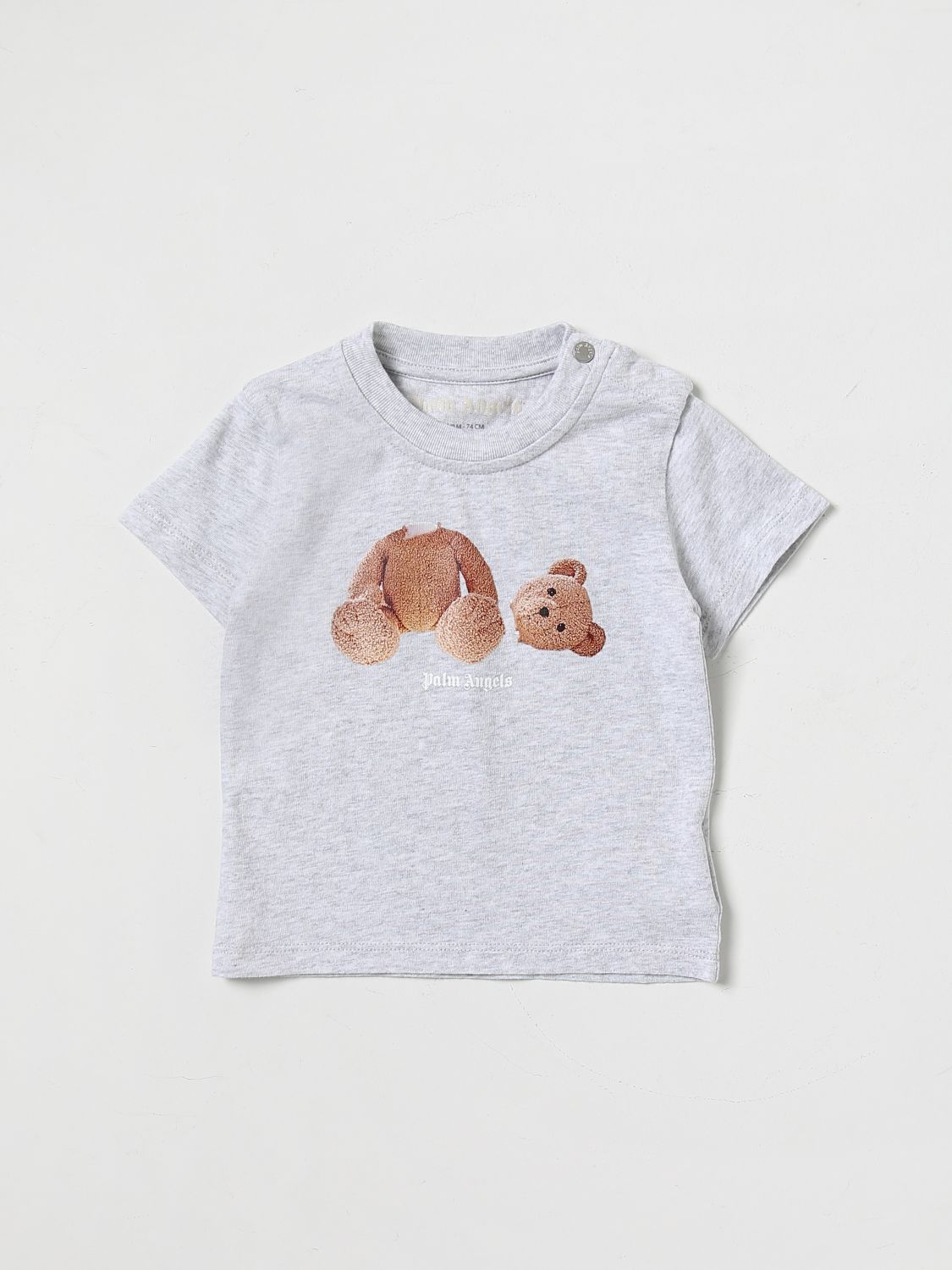 PALM ANGELS T-SHIRT WITH BEAR PRINT,393595020