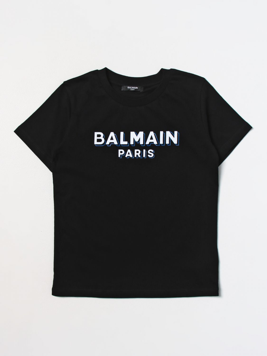 BALMAIN KIDS: t-shirt for boys - Black | Balmain Kids t-shirt