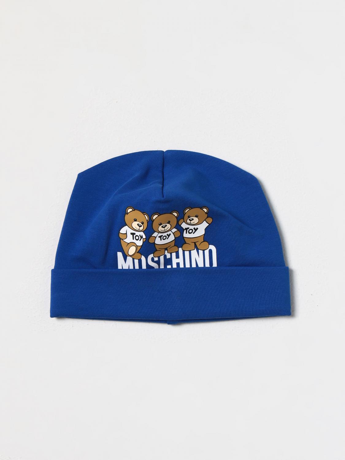 Moschino Baby Hat  Kids In Sky Blue