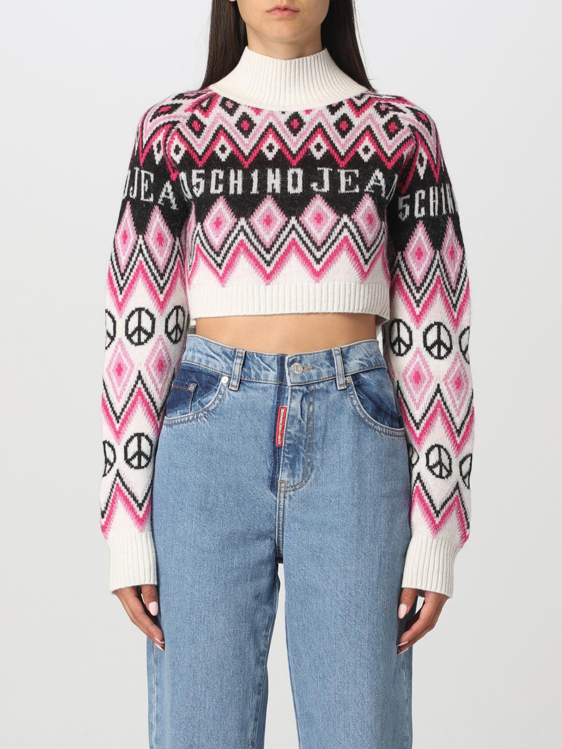 Moschino Jumper  Jeans Woman In White