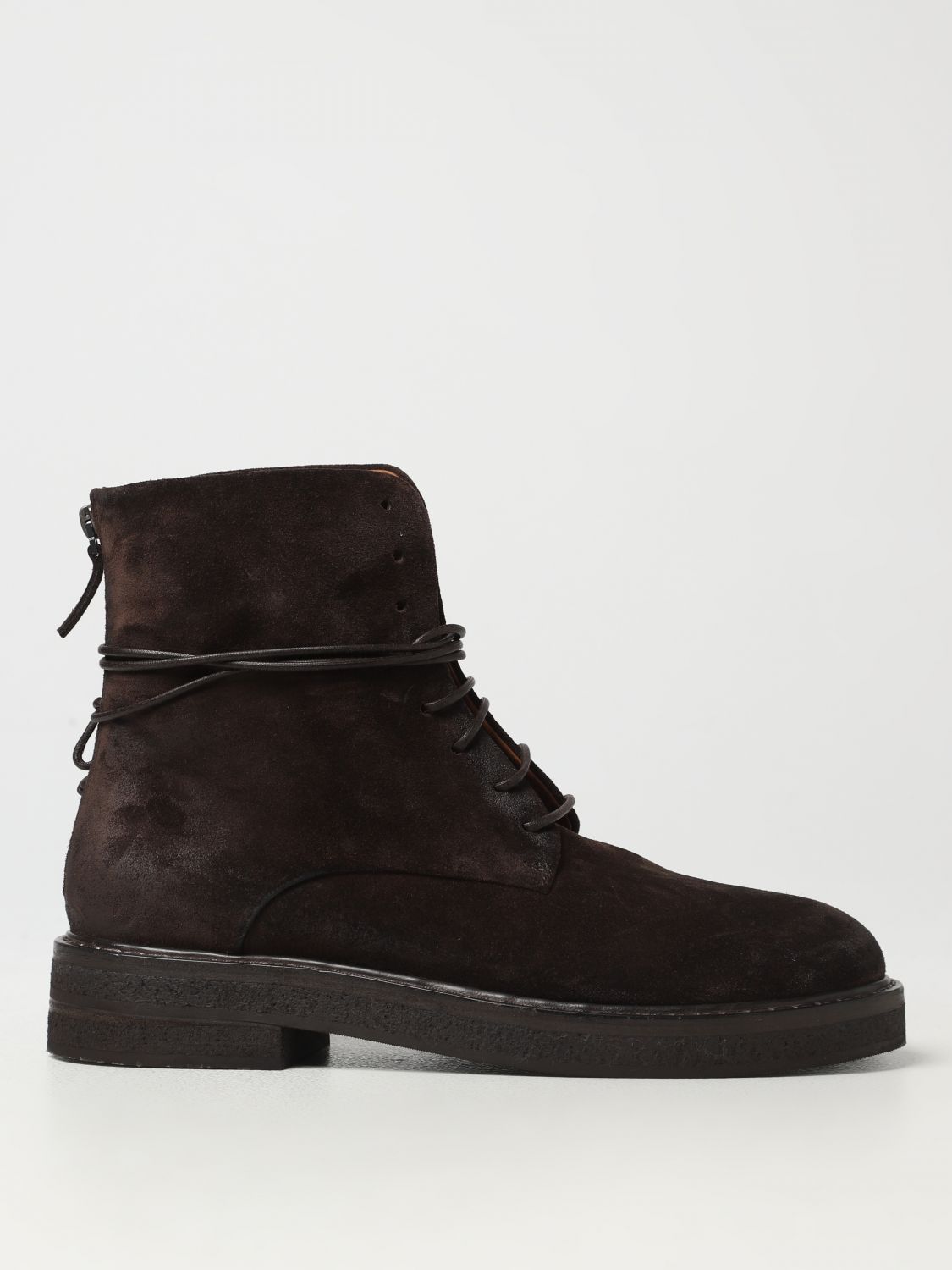 Marsèll Parrucca Ankle Boots In Suede In Brown