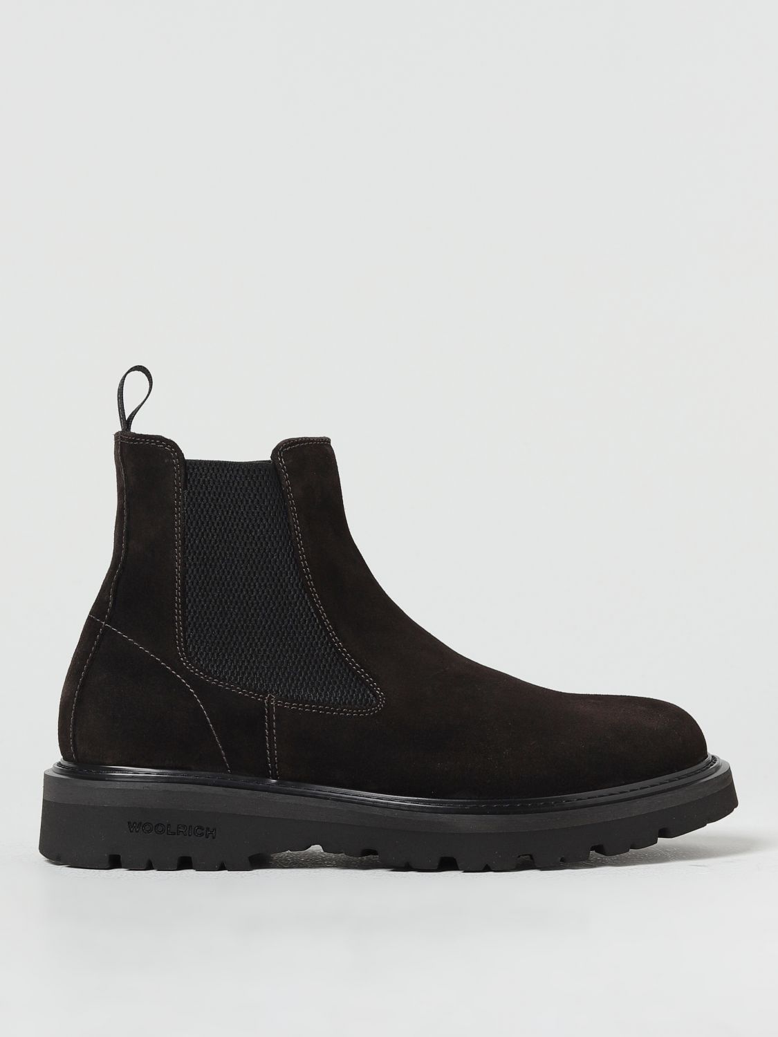 Woolrich Chelsea New City Suede Boots In Dark