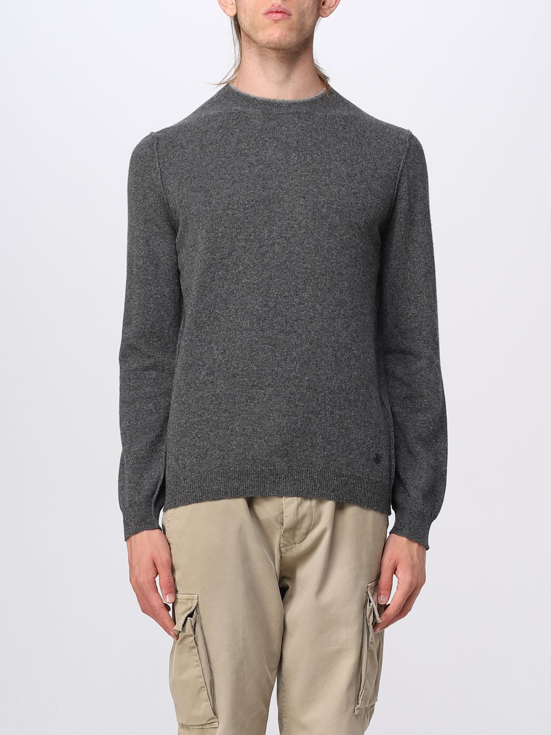 Woolrich Jumper  Men In Grey