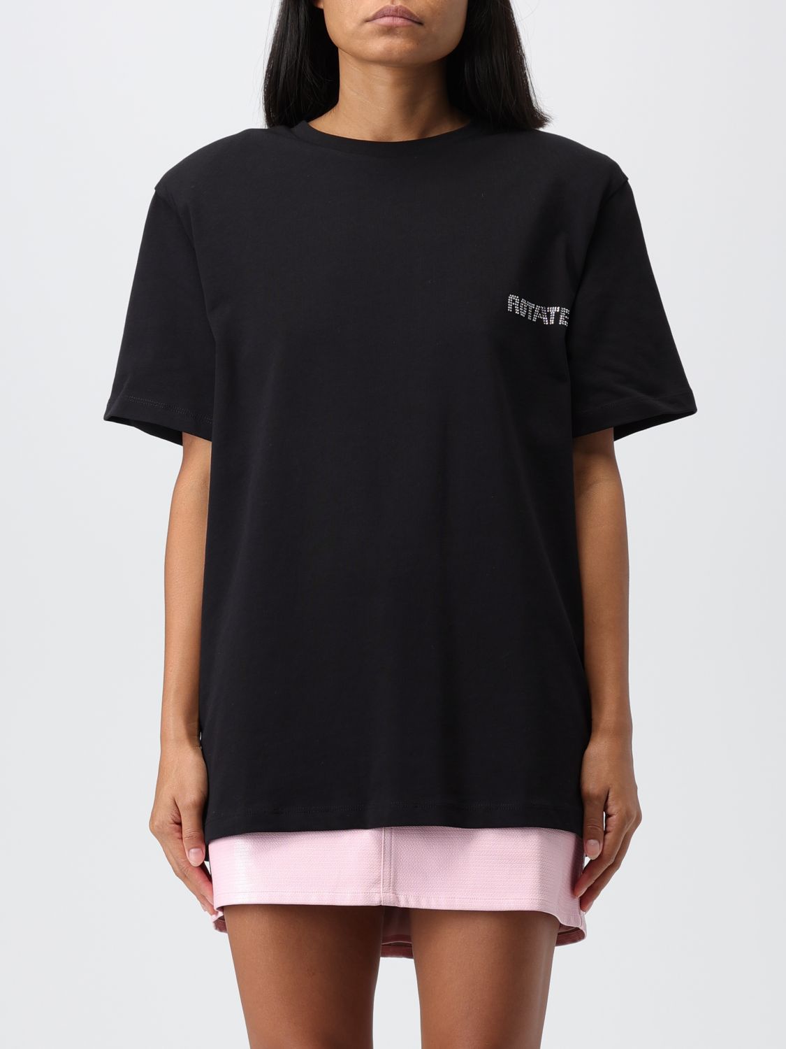 Rotate Birger Christensen T-shirt Rotate Woman Color Black 1