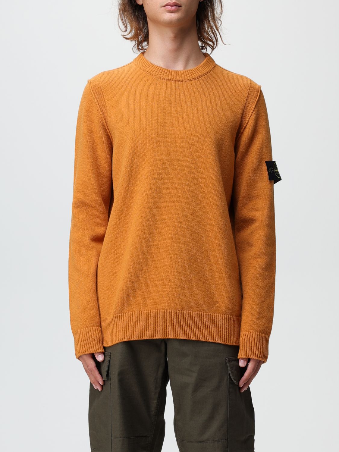Stone Island Sweater  Men Color Rust