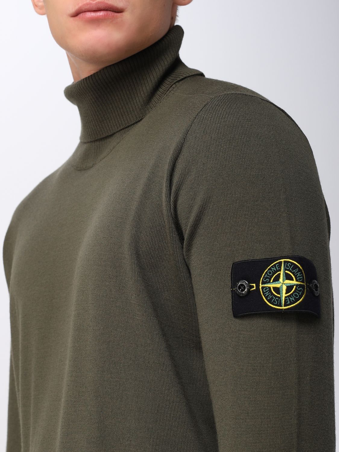 STONE ISLAND: sweater for man - Green  Stone Island sweater 525C4 online at