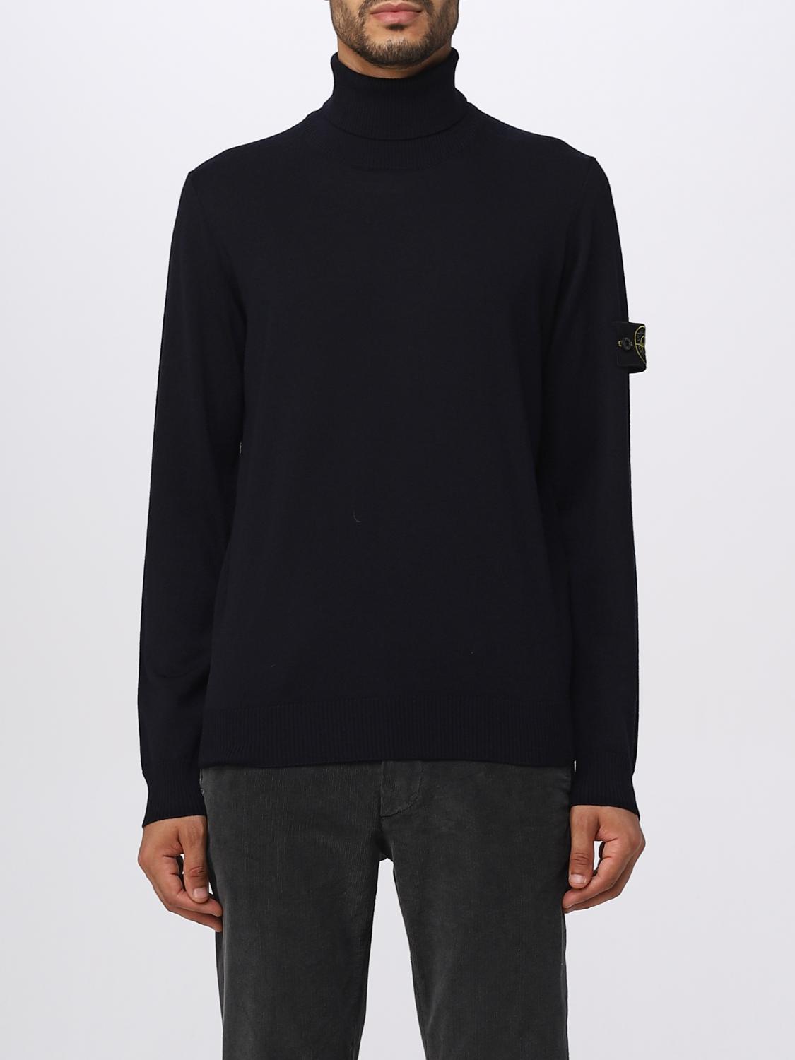 Stone Island Sweater  Men Color Navy