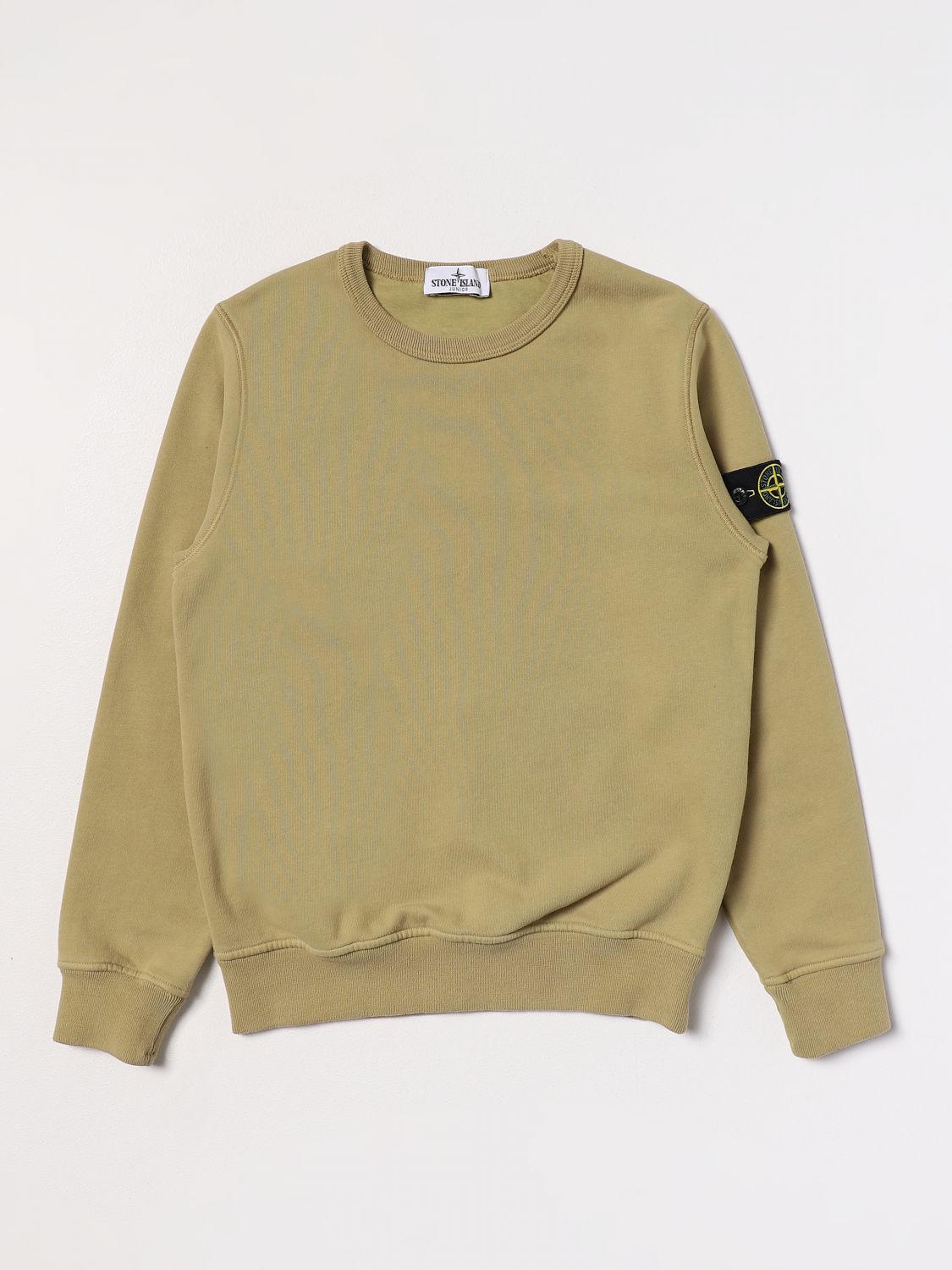 Stone Island Junior Sweater  Kids Color Forest Green