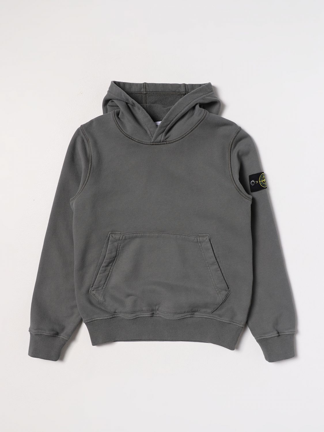 Stone Island Sweater  Junior Kids Color Mouse Grey