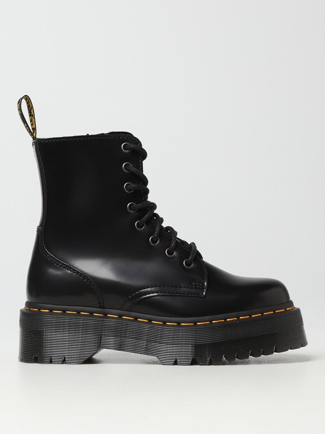 Dr. Martens Zip Platform Boots In Black