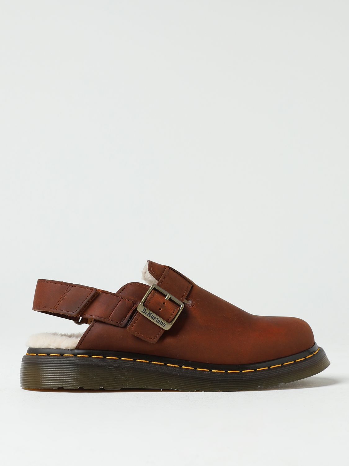 Dr. Martens' Flat Shoes Dr. Martens Woman In Leather