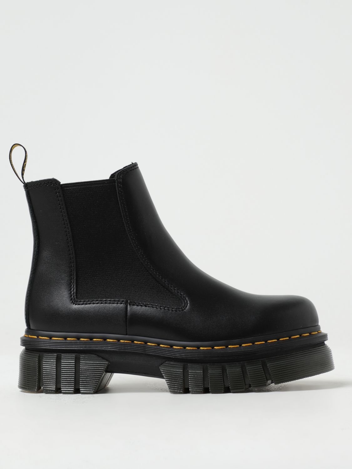Dr. Martens Flat Ankle Boots  Woman In Black