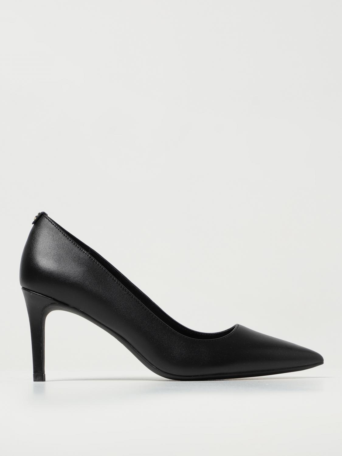 Michael Michael Kors Dorothy Womens Leather Pointed Toe Dress Heels In 黑色