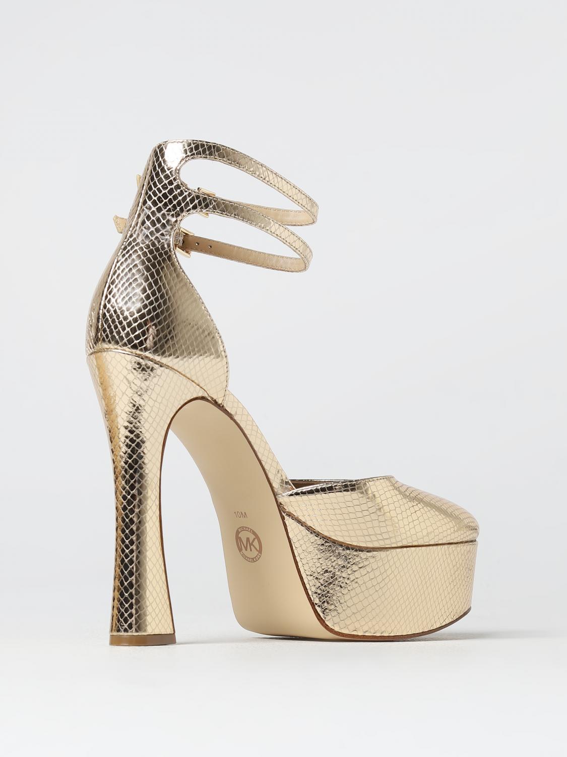 Michael kors store gold high heels