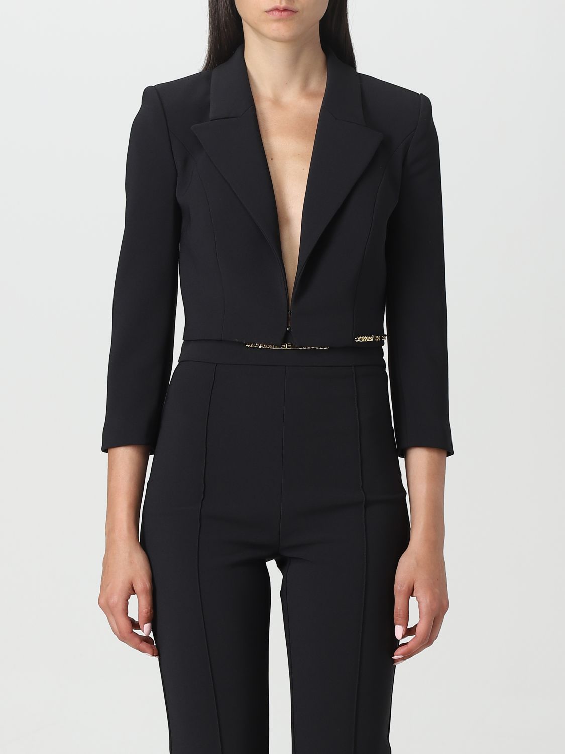 Elisabetta Franchi Blazer  Woman Color Black