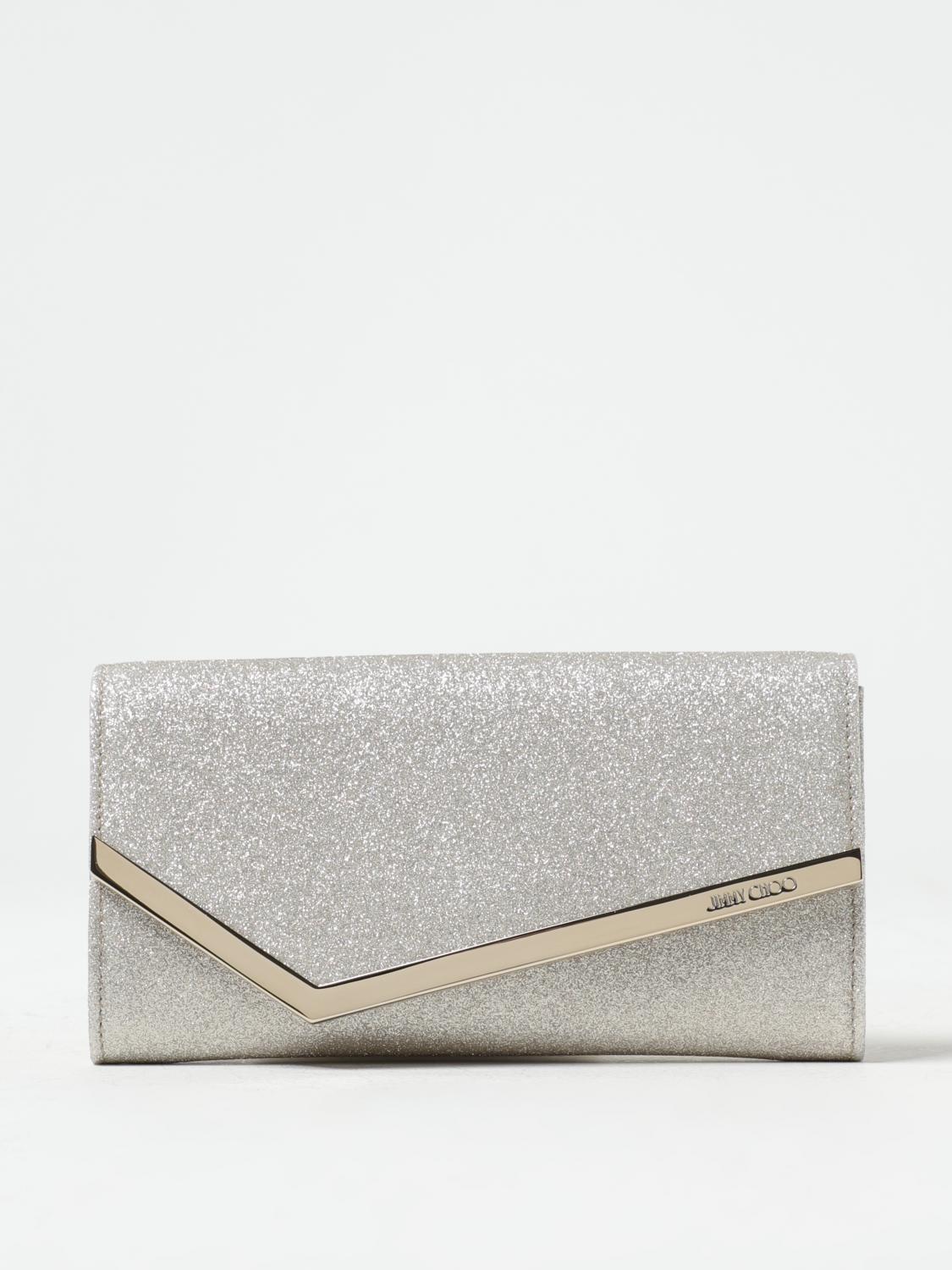 Jimmy choo glitter clutch hot sale