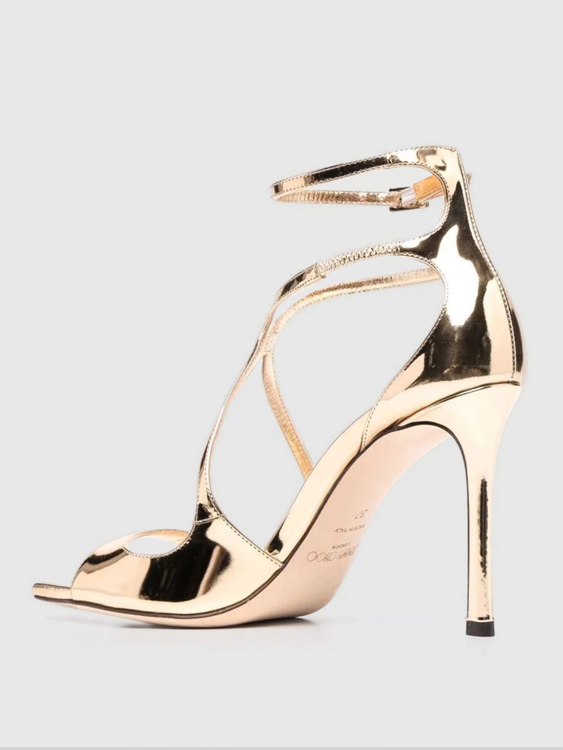 JIMMY CHOO：ヒールサンダル レディース - ゴールド | GIGLIO.COM