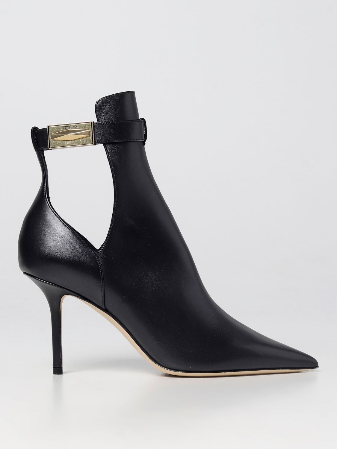 Jimmy Choo Flat Ankle Boots  Woman Color Black