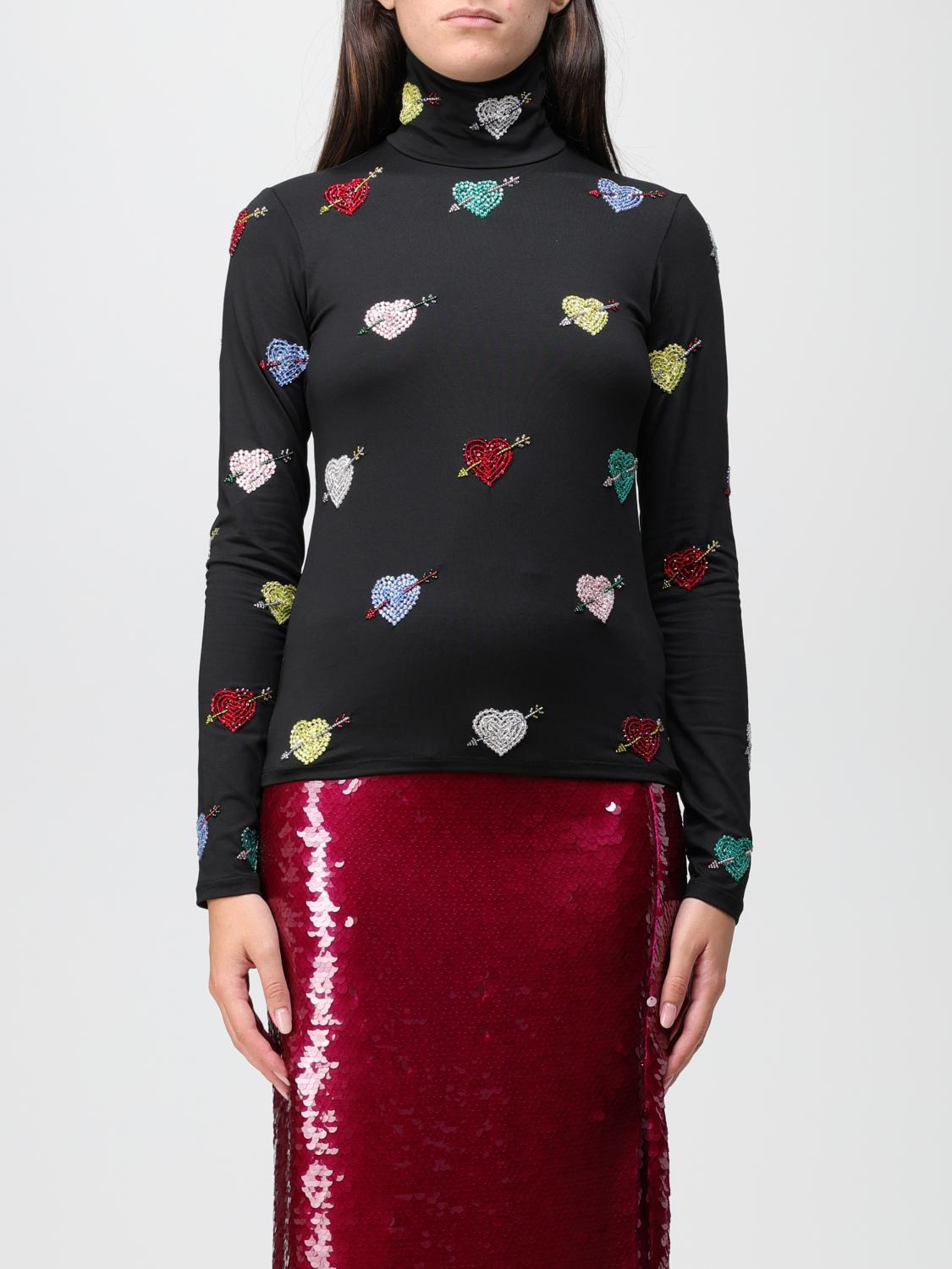 MSGM Tops : Buy MSGM Heart Turtleneck Top Online