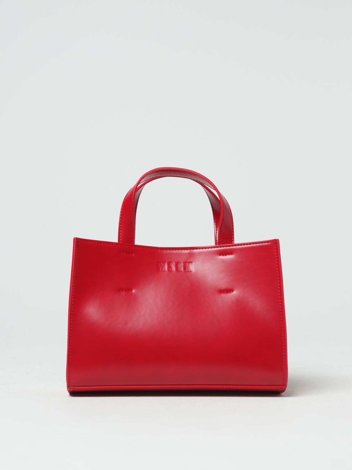 Msgm Handbag  Woman In Red