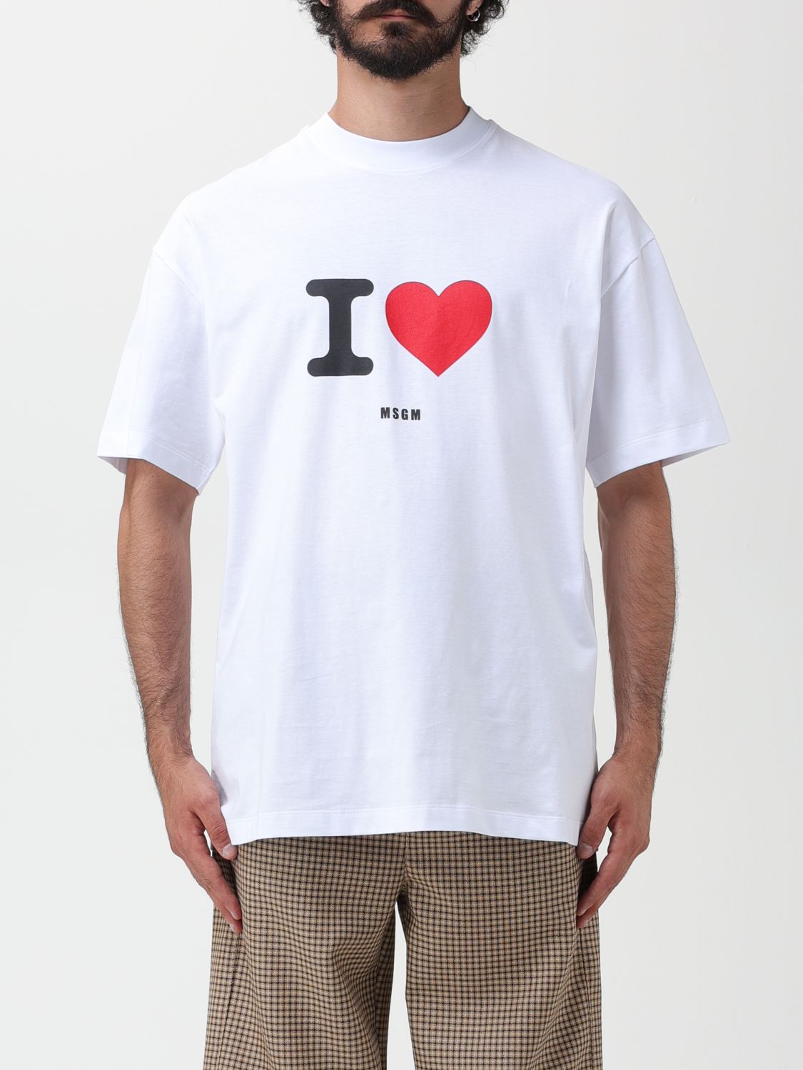 T-Shirt MSGM Men colour White