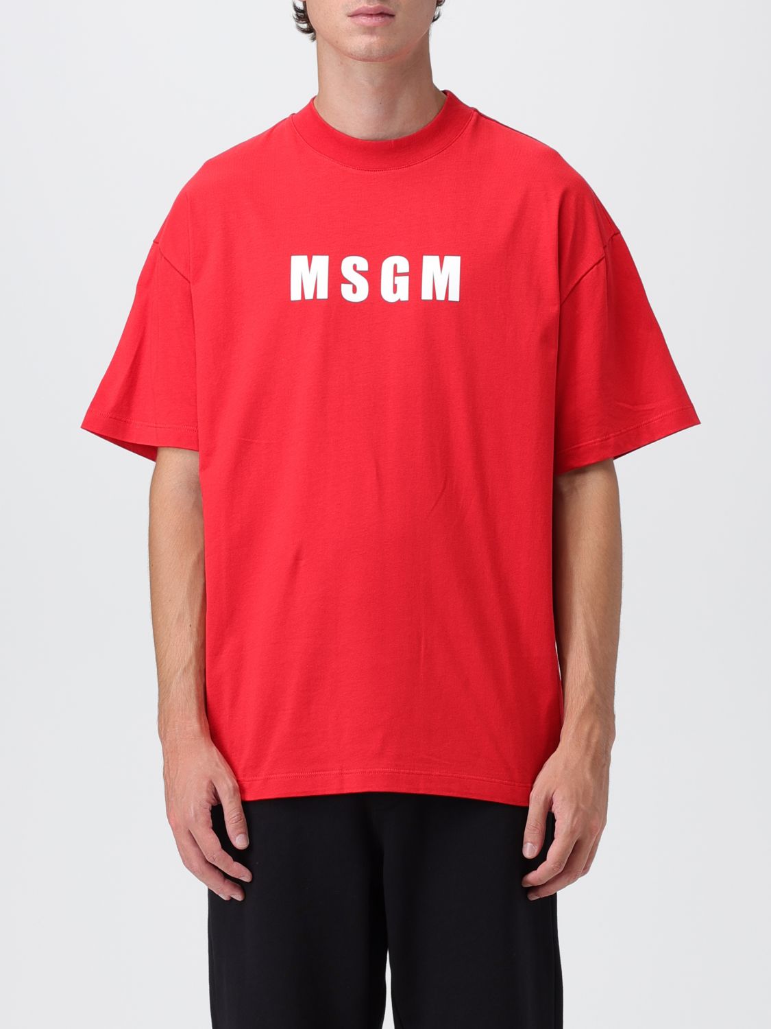 Msgm T-shirt  Men In Red