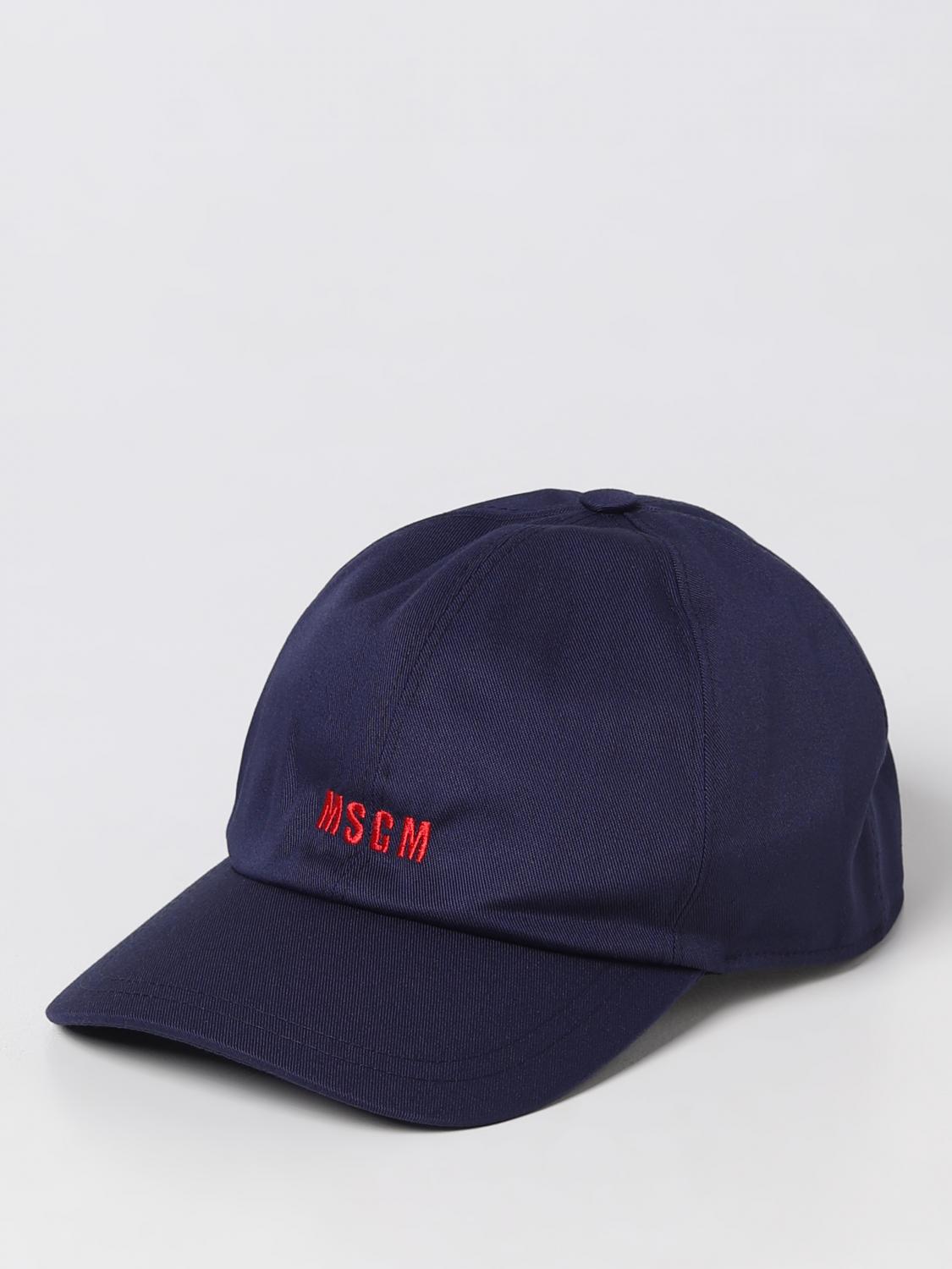 MSGM Cotton Hat with Embroidered Logo　MSGM ロゴ刺繍入りコットンハット MSGM