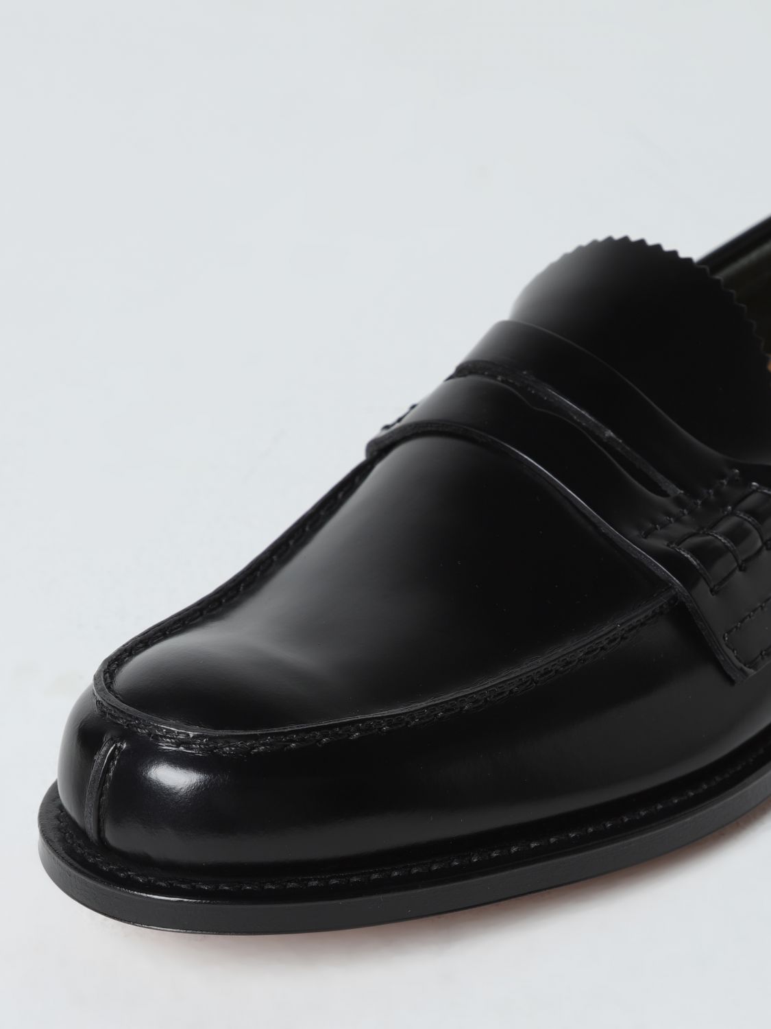 Church's Calf Leather Loafer, Man, Black, Size 6