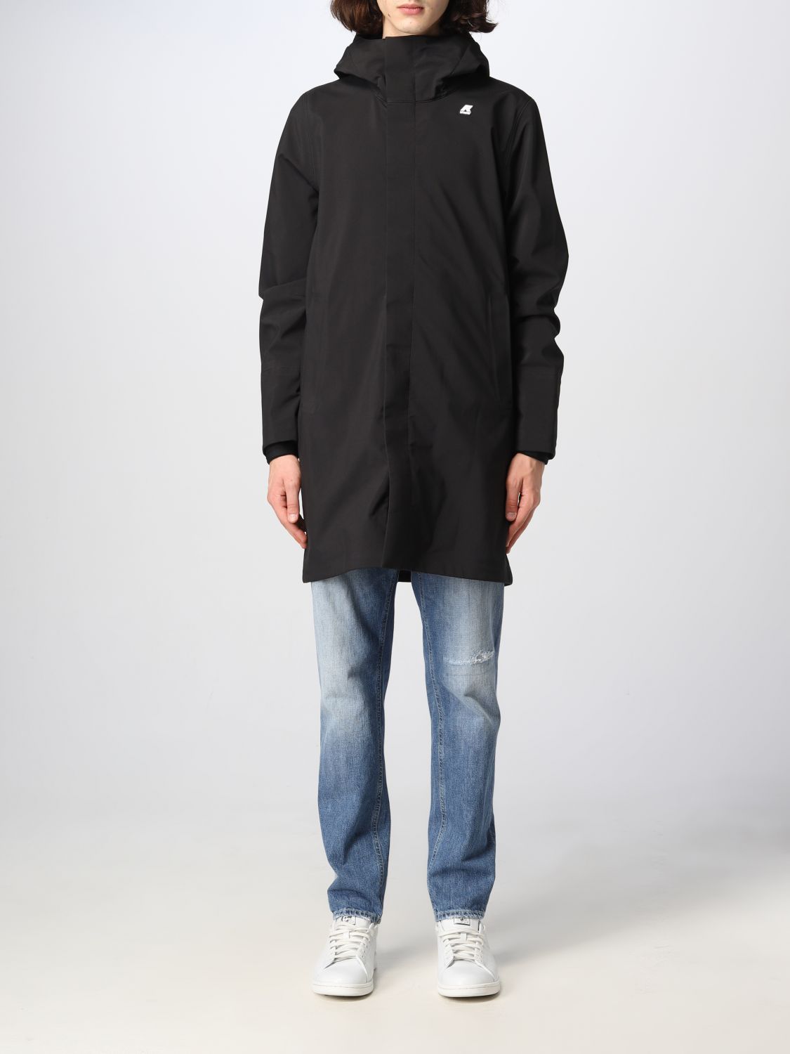 K-WAY: jacket for man - Black | K-Way jacket K21372W online on GIGLIO.COM