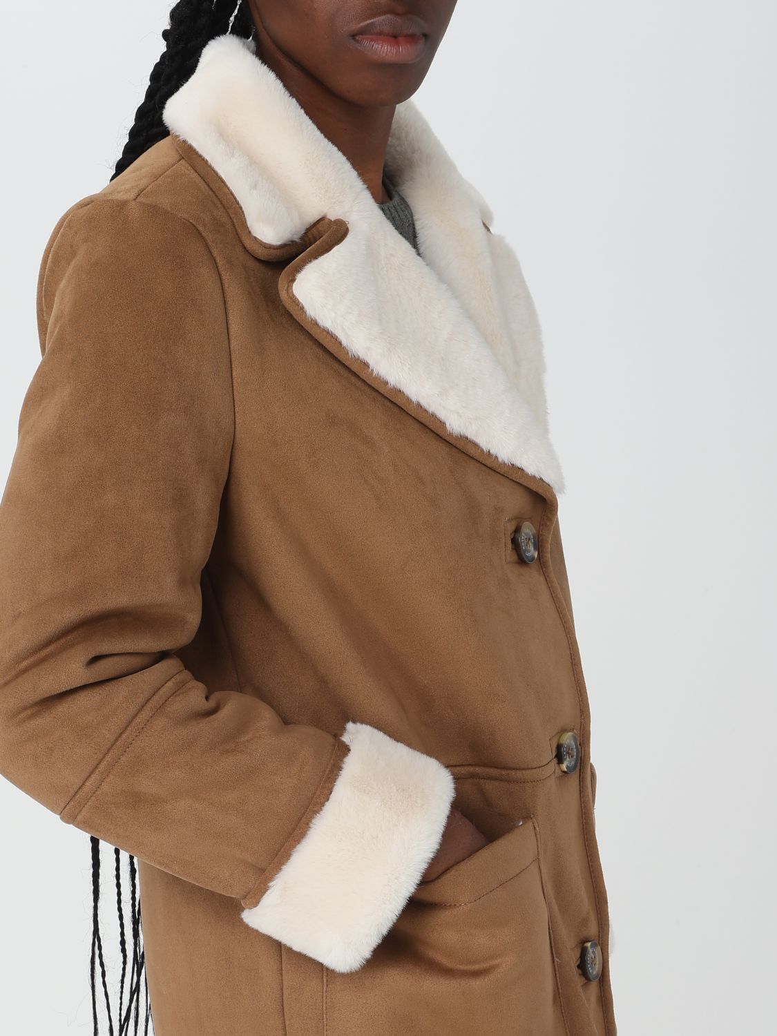 Lauren cappotto shearling ecologico 297928087