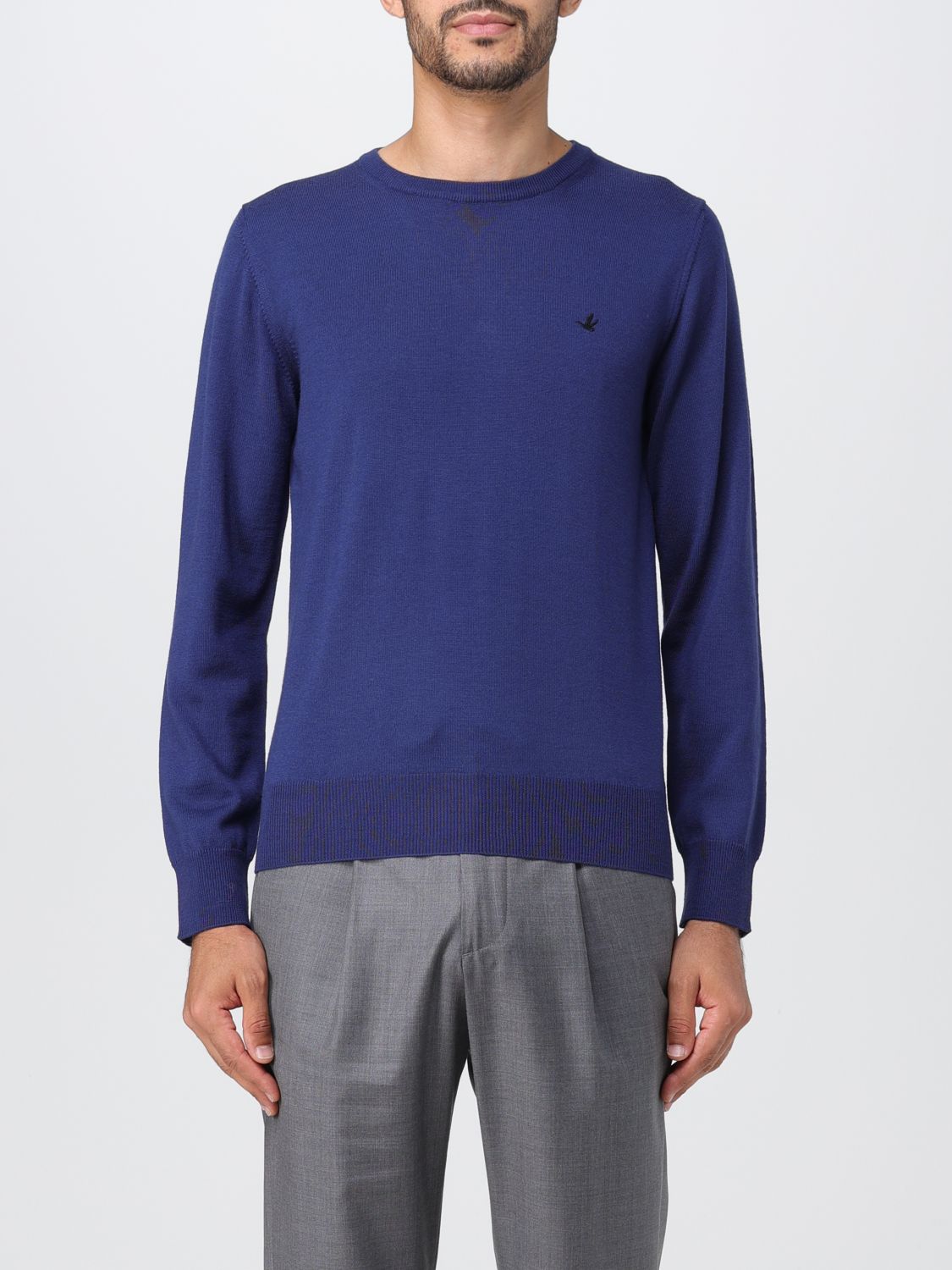 Brooksfield Jumper  Men In Gnawed Blue