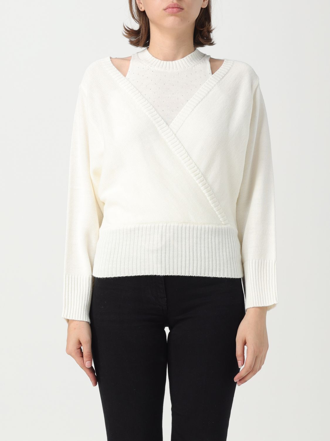 Simona Corsellini Pullover  Damen Farbe Weiss In White