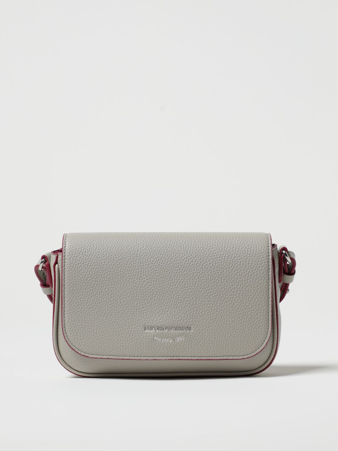 EMPORIO ARMANI: bag in grained synthetic leather - Red  Emporio Armani  mini bag Y3H294YFO5E online at