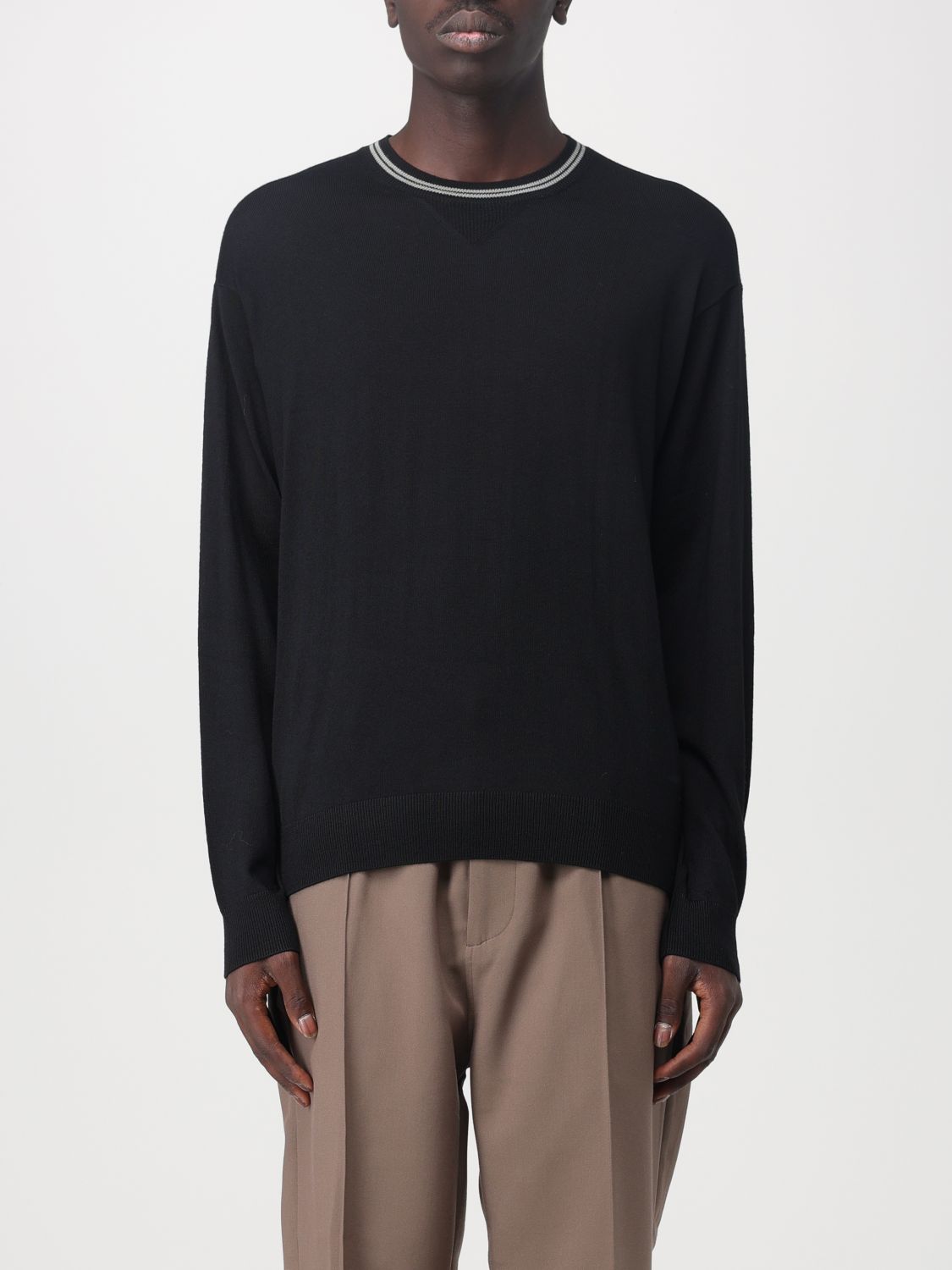 Emporio Armani wool sweater with logo