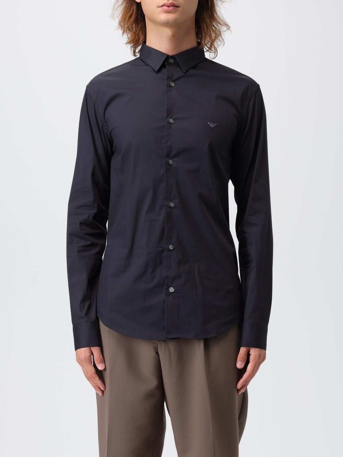 Emporio Armani shirt in cotton blend with logo