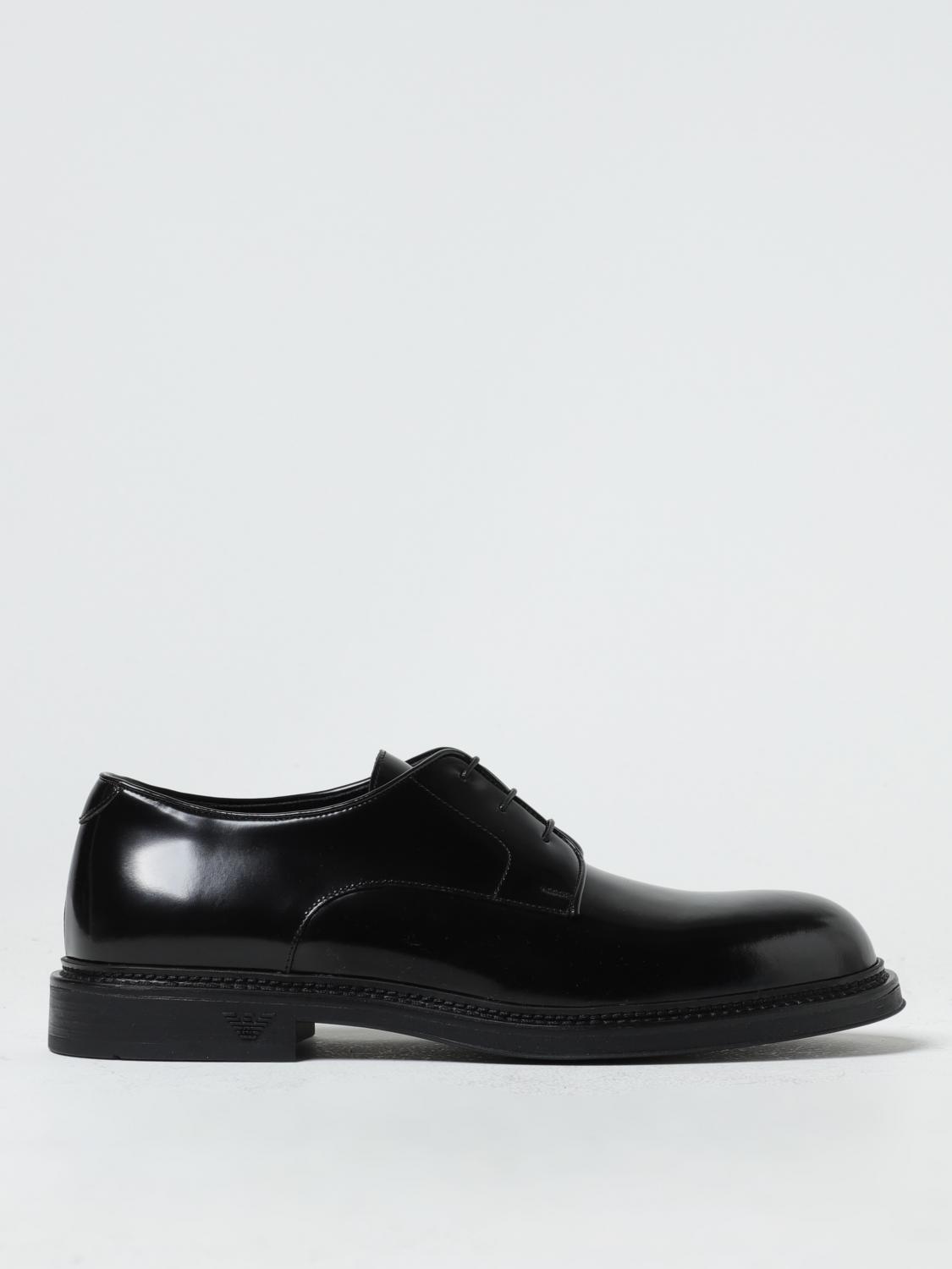 Emporio Armani derby in brushed leather