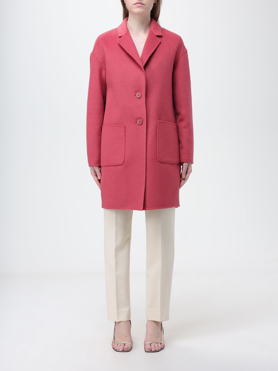 Twinset Coat  Woman In Red