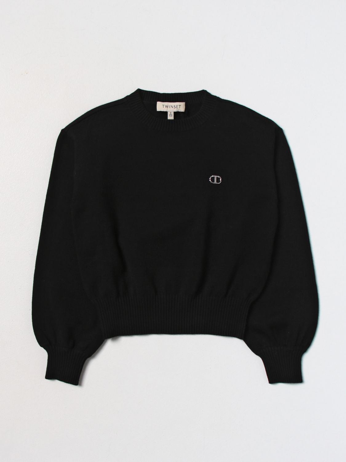 TWINSET: kids' sweater - Black | Twinset sweater 232GJ3740 online at ...