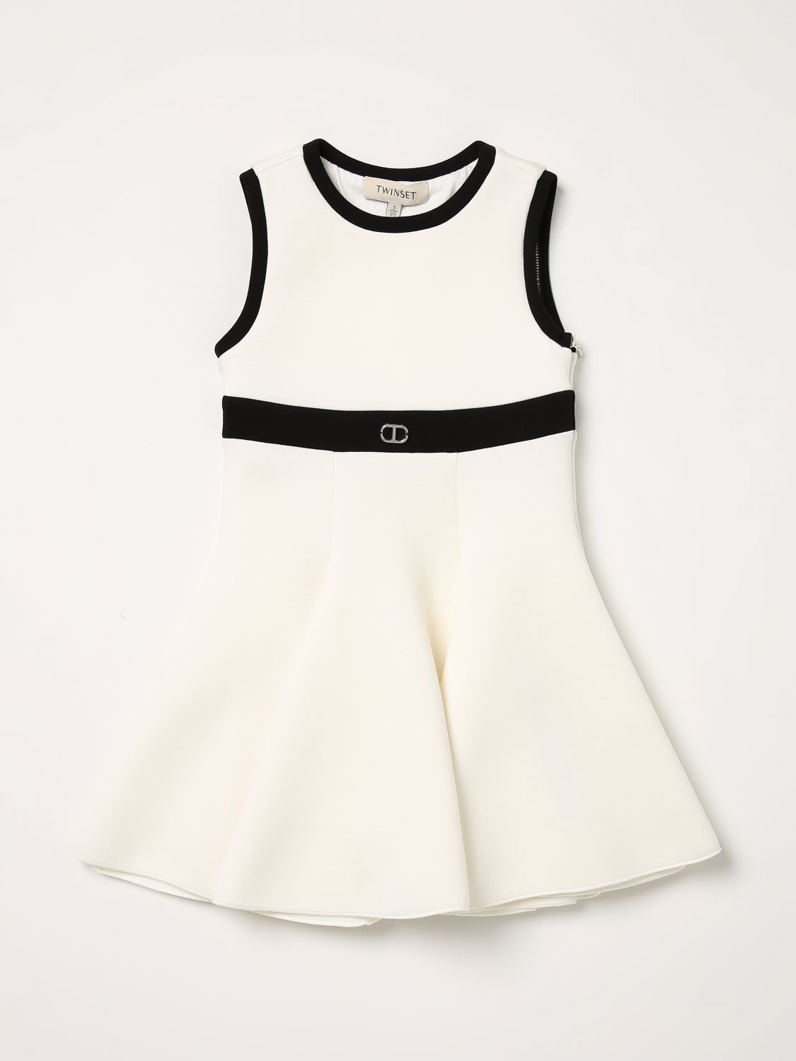 TWINSET: dress for girls - White | Twinset dress 232GJ2172 online at ...