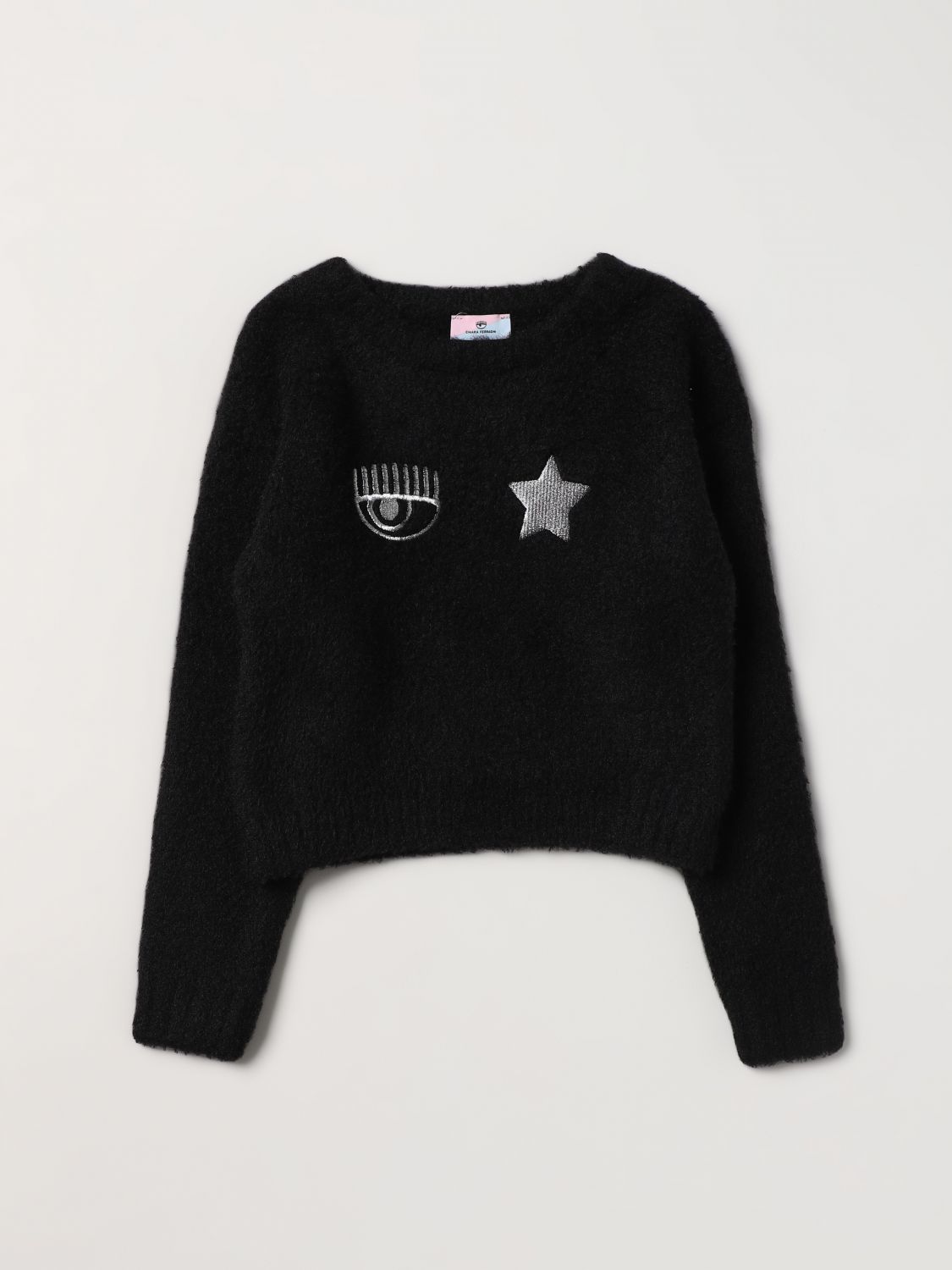 Chiara Ferragni Kids' Pullover  Kinder Farbe Schwarz In Black