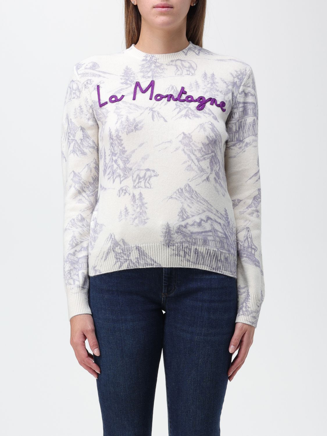 Jumper MC2 SAINT BARTH Woman colour Lilac