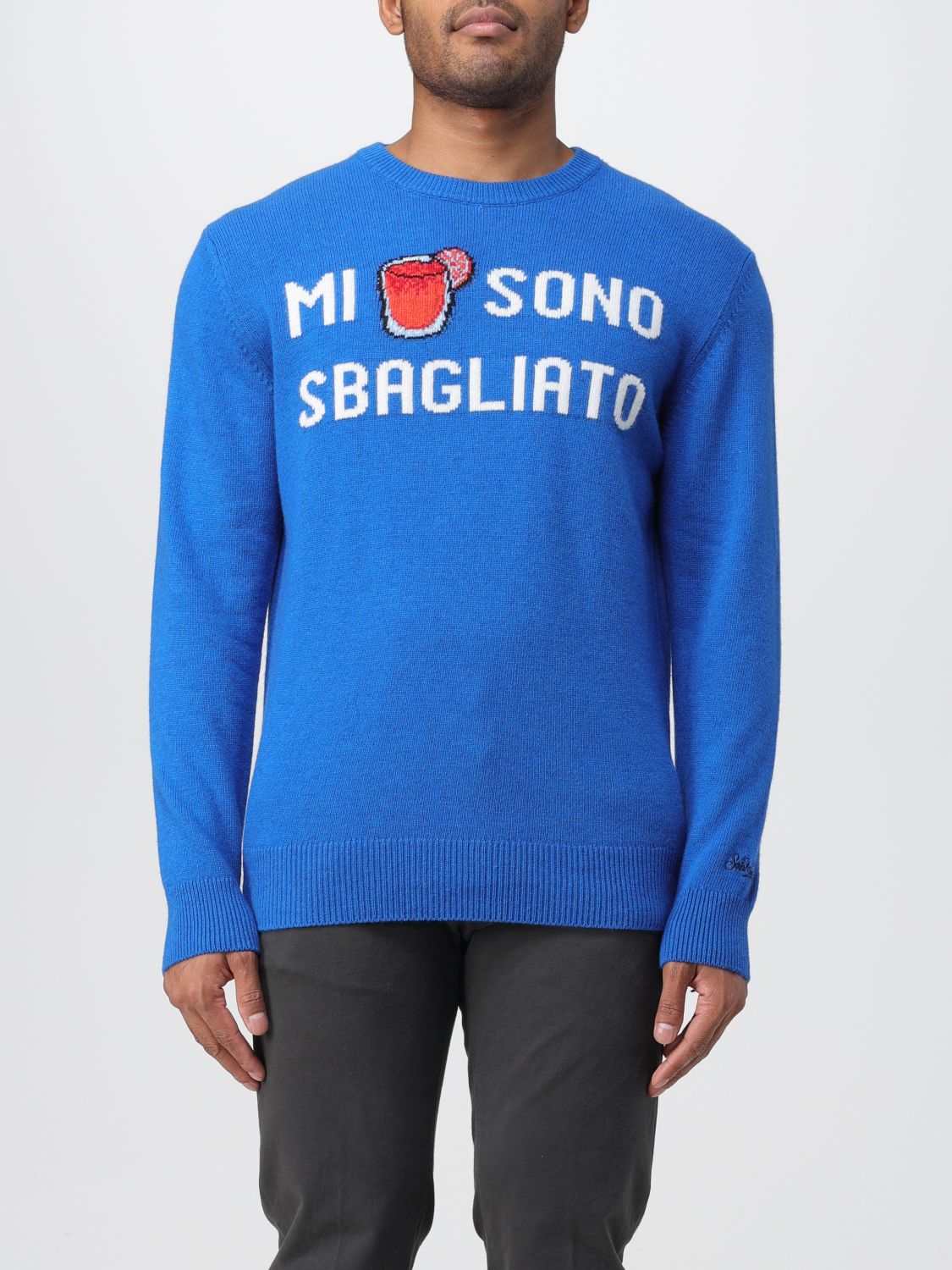 Mc2 Saint Barth Sweater  Men Color Blue