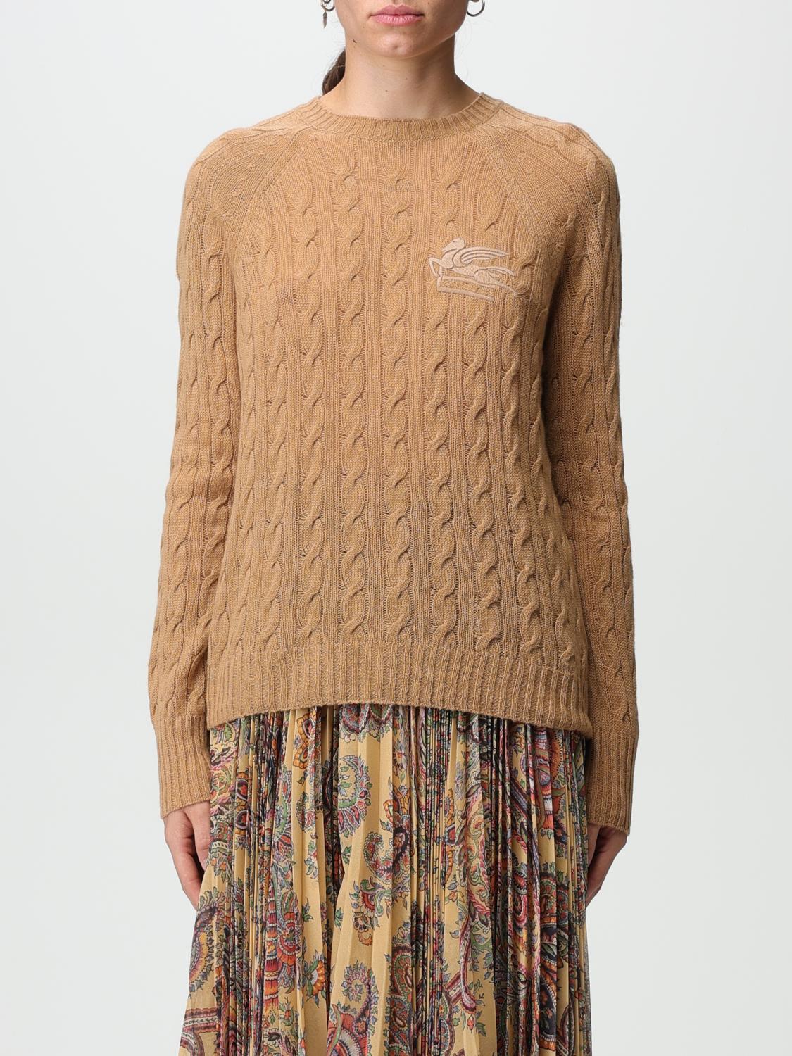 Jumper ETRO Woman colour Camel